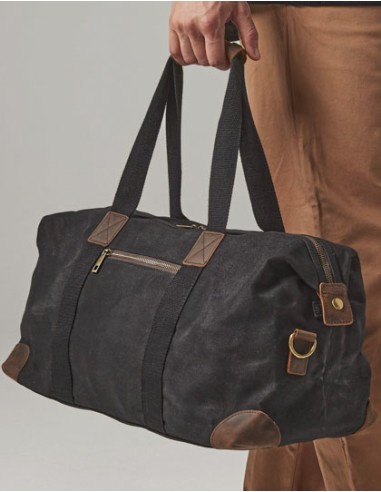 QUA-QD650-Heritage Waxed Canvas Holdall
